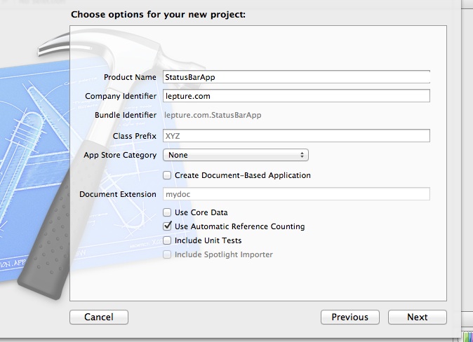 create a project